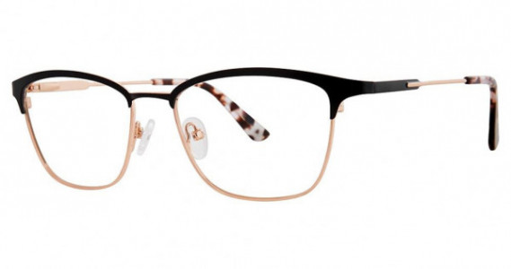 Genevieve STELLAR Eyeglasses, Matte Black/Gold