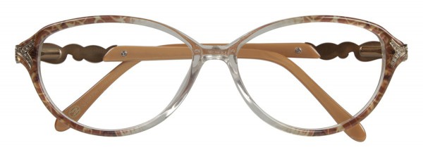 Jessica McClintock JMC 048 Eyeglasses, Brown Multi