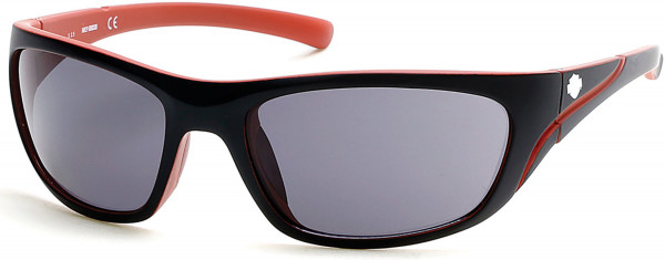 Harley-Davidson HD0903X Sunglasses, 05A - Black/other / Smoke