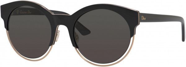 Christian Dior Diorsideral 1 Sunglasses, 0J63 Black Rose Gold