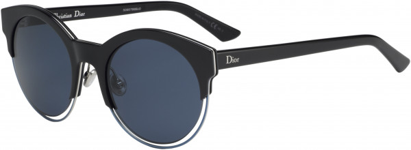 Christian Dior Diorsideral 1 Sunglasses, 0RLT Black Blue