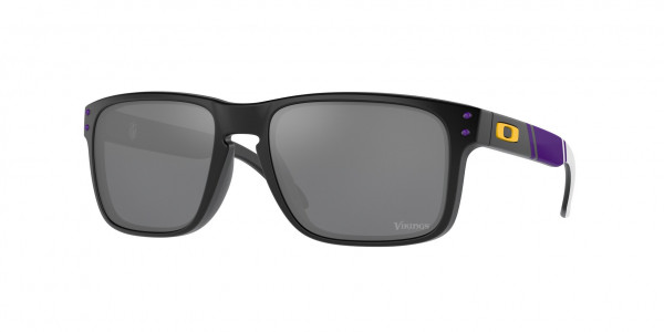Oakley OO9102 HOLBROOK Sunglasses, 9102S2 HOLBROOK MIN MATTE BLACK PRIZM (BLACK)