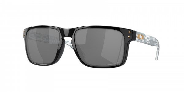 Oakley OO9102 HOLBROOK Sunglasses, 9102Y7 HOLBROOK BLACK PRIZM BLACK POL (BLACK)