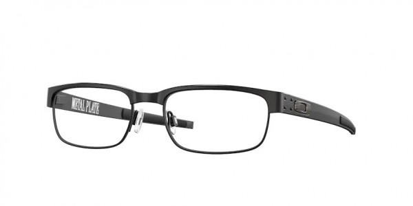 Oakley OX5038 METAL PLATE Eyeglasses, 503811 METAL PLATE SATIN BLACK (BLACK)