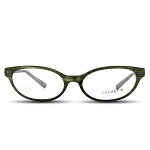 Velvet Eyewear Kat Eyeglasses, dark olive