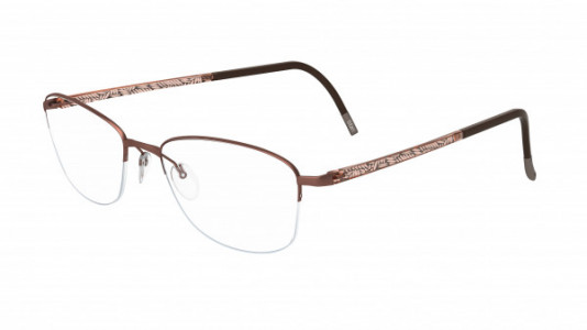 Silhouette Illusion Nylor 4492 Eyeglasses, 6056 Brown / Apricot-Brown