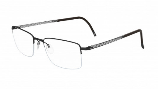 Silhouette Illusion Nylor 5457 Eyeglasses, 6058 Black Matte / Grey