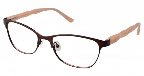 Geoffrey Beene G216 Eyeglasses, Brown (BRN)