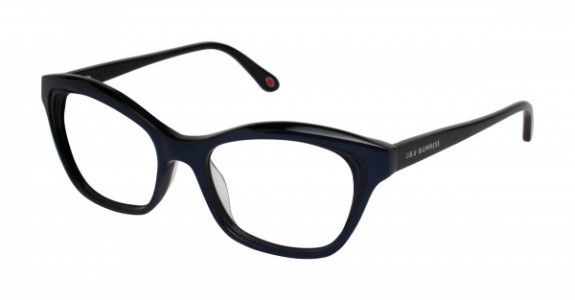 Lulu Guinness L891 Eyeglasses, Blue/Black (NAV)