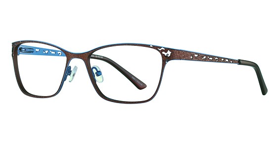 COI La Scala 821 Eyeglasses, Brown/Blue