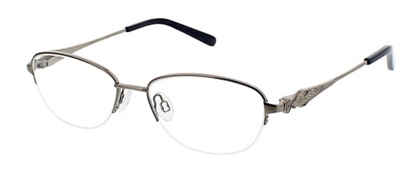 Jessica McClintock JMC 4019 Eyeglasses, Gunmetal