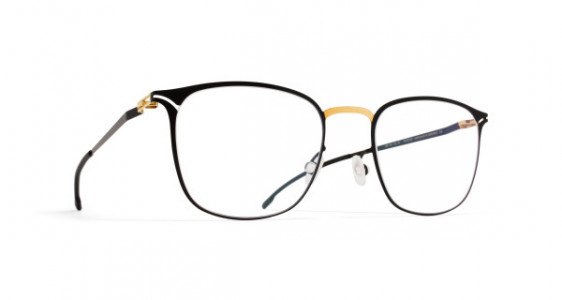 Mykita AKSEL Eyeglasses, GOLD/JET BLACK