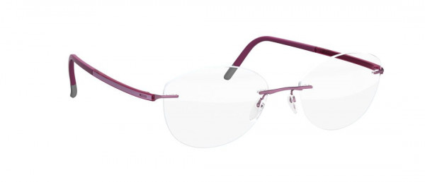 Silhouette Fusion 4522 Eyeglasses, 6058 Metallic Lilac