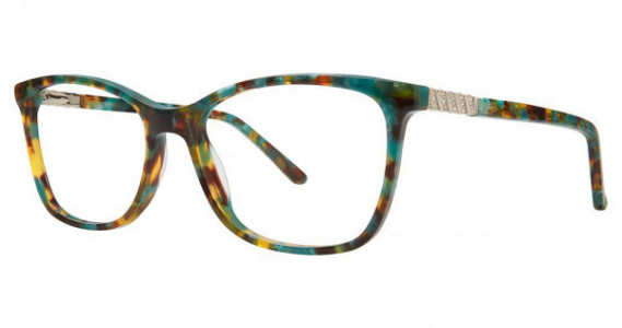Modern Art A384 Eyeglasses, Teal Tortoise