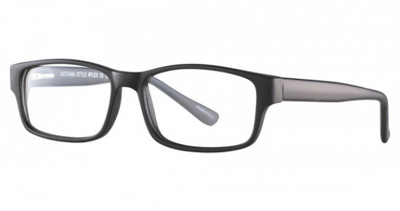 Smilen Eyewear Gotham Premium Flex 18 Eyeglasses, Matte Black