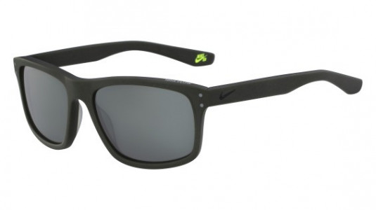 Nike NIKE FLOW EV1023 Sunglasses, MATTE CARGO WITH GREY SILVER LENSES 