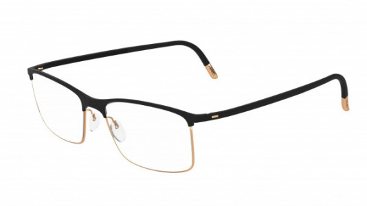 Silhouette Urban Fusion Full Rim 1575 Eyeglasses, 6050 Black / Gold