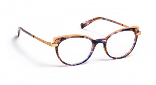 J.F. Rey PA037 Eyeglasses, DEMI BLUE/PINK GOLD (9055)