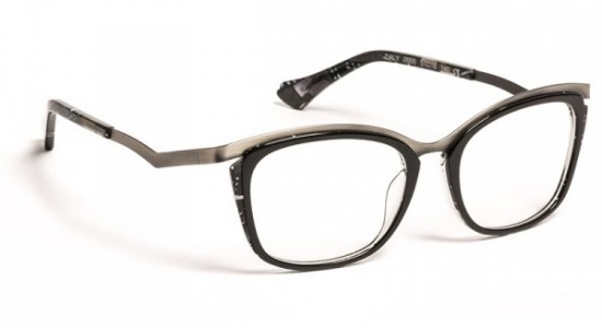 Boz by J.F. Rey DALY Eyeglasses, 0005 BLACK FESTIVAL/BRUSHED GUN