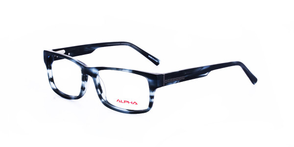 Alpha Viana A-3049 Eyeglasses, C1 - M. Dark Blue Stripe