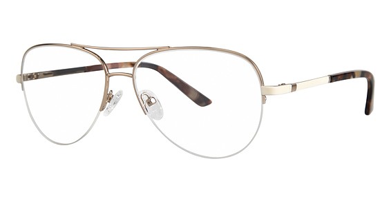 Genevieve FARRAH Eyeglasses, Gold Ivory/ Tortoise