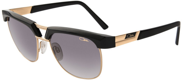 Cazal Cazal 9065 Sunglasses, 001 - Black-Gold/Grey Gradient Lenses