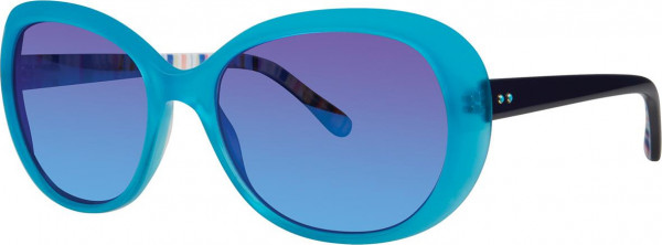 Lilly Pulitzer Adelina Sunglasses, Lagoon Blue