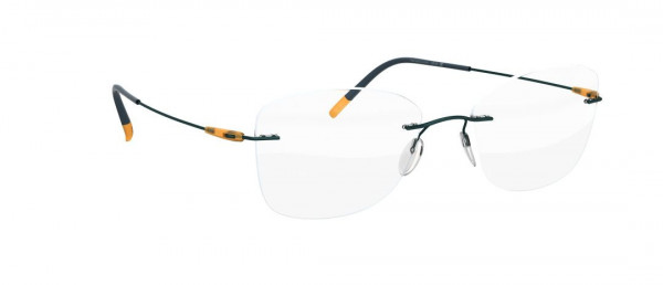 Silhouette Dynamics Colorwave aw Eyeglasses, 5040 Teal / Pineapple