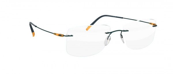 Silhouette Dynamics Colorwave bj Eyeglasses, 5040 Teal / Pineapple