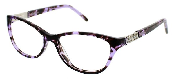 Jessica McClintock JMC 4027 Eyeglasses, Purple Tortoise