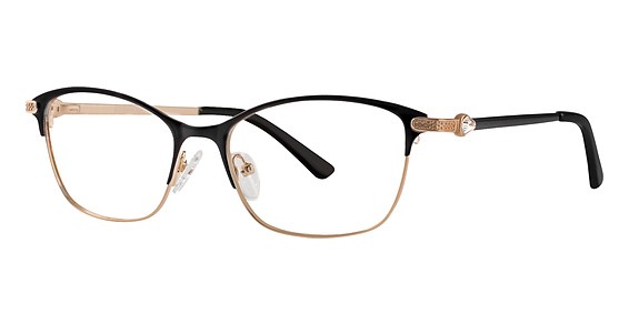 Modern Art A386 Eyeglasses, Black/Gold