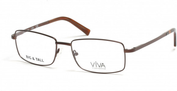 Viva VV4005 Eyeglasses, 049 - Matte Dark Brown
