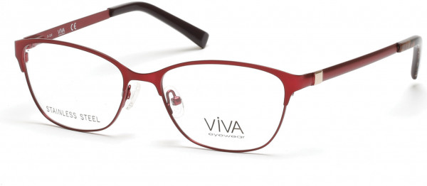 Viva VV4506 Eyeglasses, 070 - Matte Bordeaux