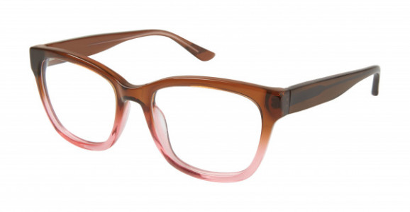 gx by Gwen Stefani GX806 Eyeglasses, Brown/Pink (BRN)
