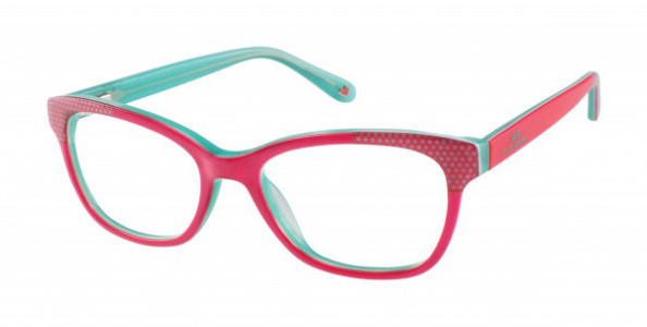 Lulu Guinness LK009 Eyeglasses, Pink (PNK)
