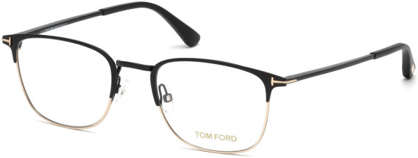 Tom Ford FT5453 Eyeglasses, 002 - Matte Black / Matte Black