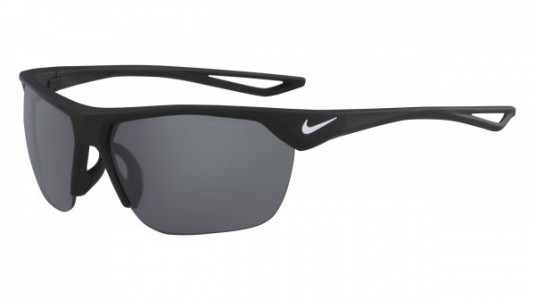 Nike NIKE TRAINER S EV1063 Sunglasses, (010) BLACK W/GREY SILVER FLASH LENS