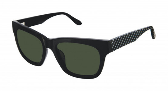 Lulu Guinness L152 Sunglasses, Black (BLK)
