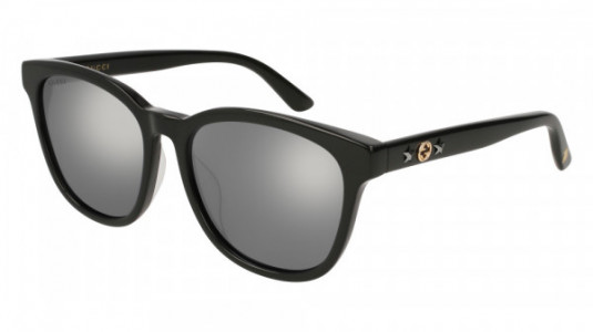 Gucci GG0232SK Sunglasses, 001 - BLACK with GREY lenses