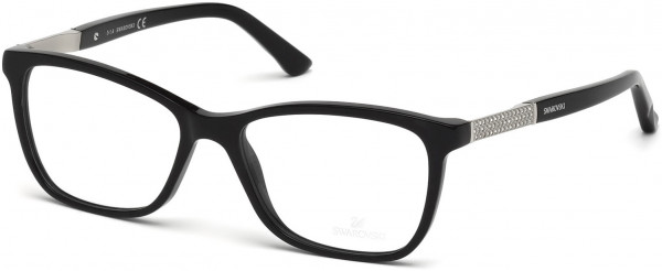 Swarovski SK5117 Elina Eyeglasses, 001 - Shiny Black