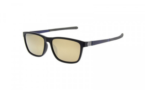 Spine SP 3013 Sunglasses, 026 Black/Grey Polarized