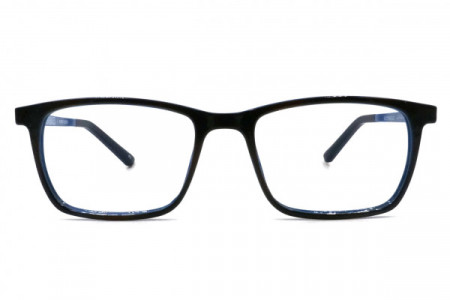 Eyecroxx EC540UD Eyeglasses, C4 Demi Amber Blue