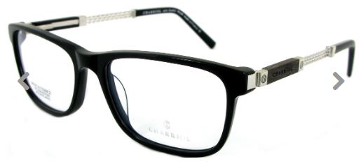 Charriol PC7490 Eyeglasses, C3 BLACK/SILVER