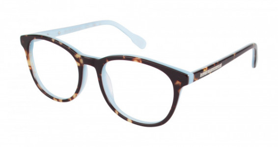 Elie Tahari EO103 Eyeglasses, TSBL TORTOISE/SKY BLUE