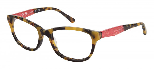 Jessica Simpson J1082 Eyeglasses, TS TOKYO TORTOISE/RED SPARKLE