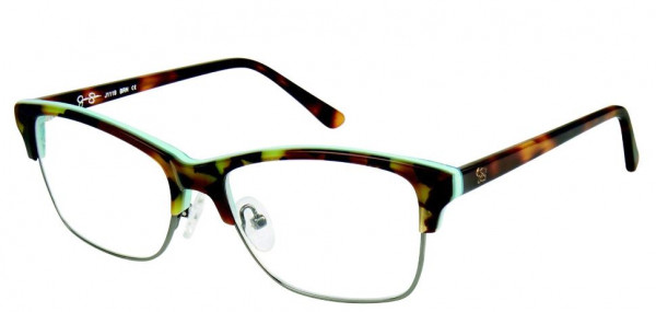 Jessica Simpson J1119 Eyeglasses, BRN TORTOISE/BLUE