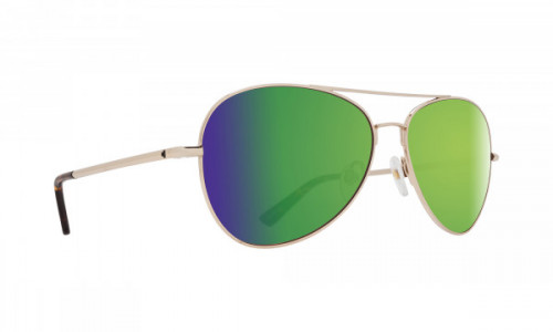 Spy Optic Whistler Sunglasses, Gold / Happy Bronze with Green Spectra