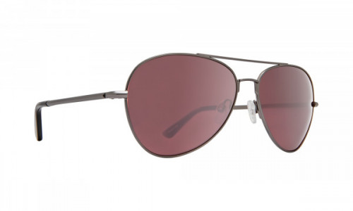 Spy Optic Whistler Sunglasses, Matte Gunmetal / Happy Rose Polar with Light Silver Spectra