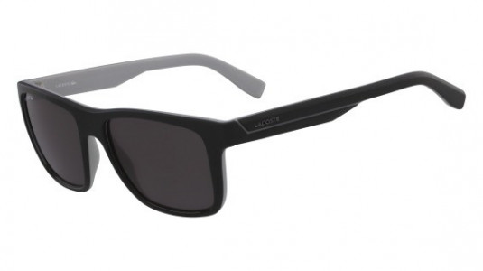 Lacoste L876S Sunglasses, (002) MATTE BLACK/GREY