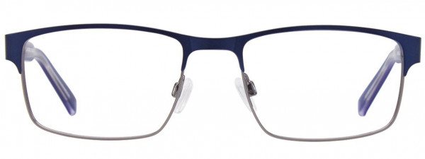 Takumi TK1033 Eyeglasses, 050 - Satin Dark Blue & Dark Grey
